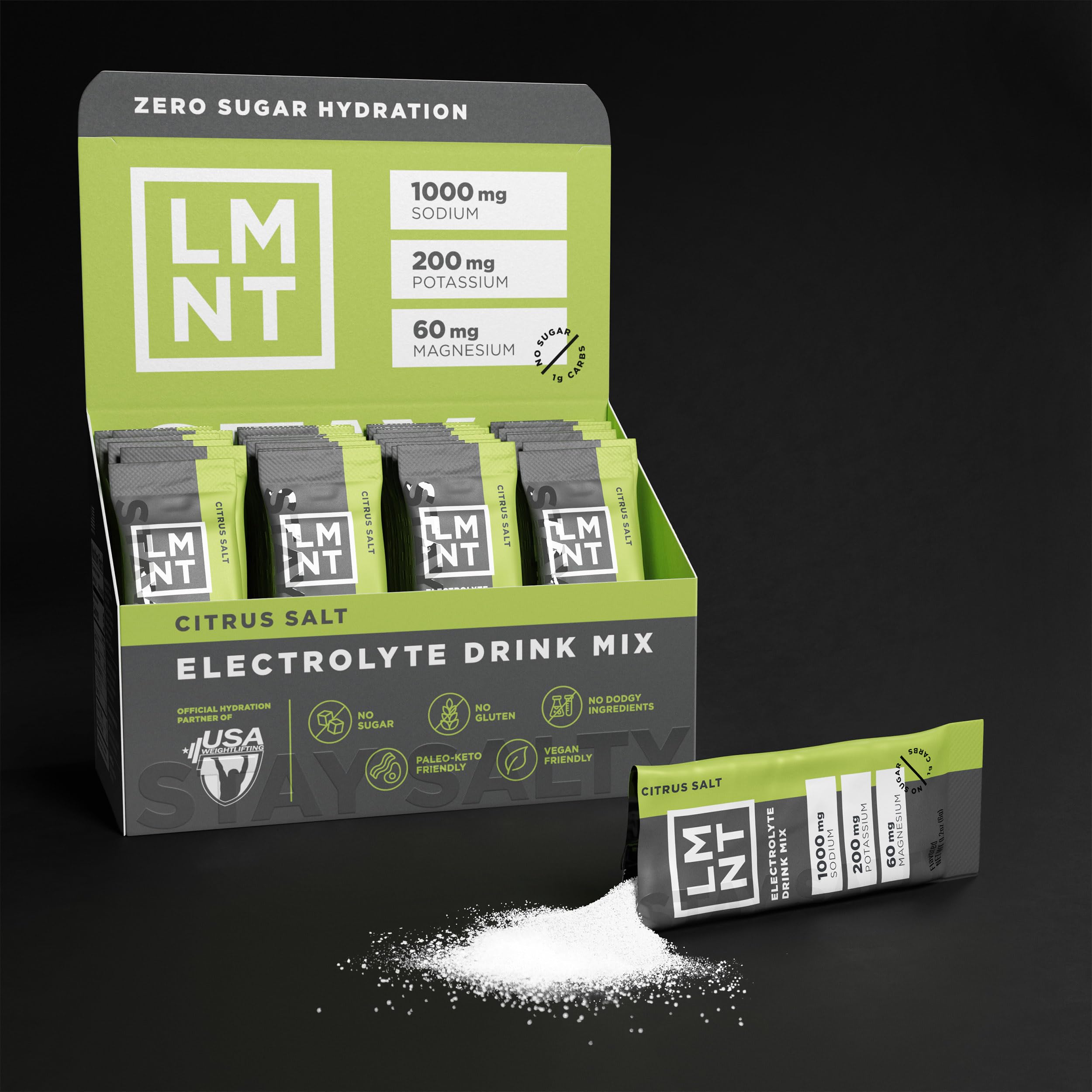 Drink LMNT Zero Sugar Electrolytes - Citrus Salt | Drink Mix | 30-Count 🍁 All In One Marketplace Canada