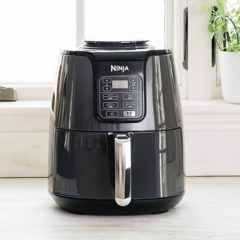 Ninja AF100C Air Fryer, 4-Qt Capacity, Non-Stick, Air Fry, Roast, Reheat, Dehydrate, Charcoal Grey (Canadian Version) - Perfect for Nutritional Cooking with Air Fryer Accessories 🍁 All In One Marketplace Canada