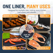 Oven Liners for Bottom of Oven - 2 Pack Large Heavy Duty Mats, 17”x25” Non-Stick Reusable Liner for Electric, Gas, Toasters, Grills - BPA & PFOA Free Kitchen Accessory to Keep It Clean (Black) 🍁 All In One Marketplace Canada