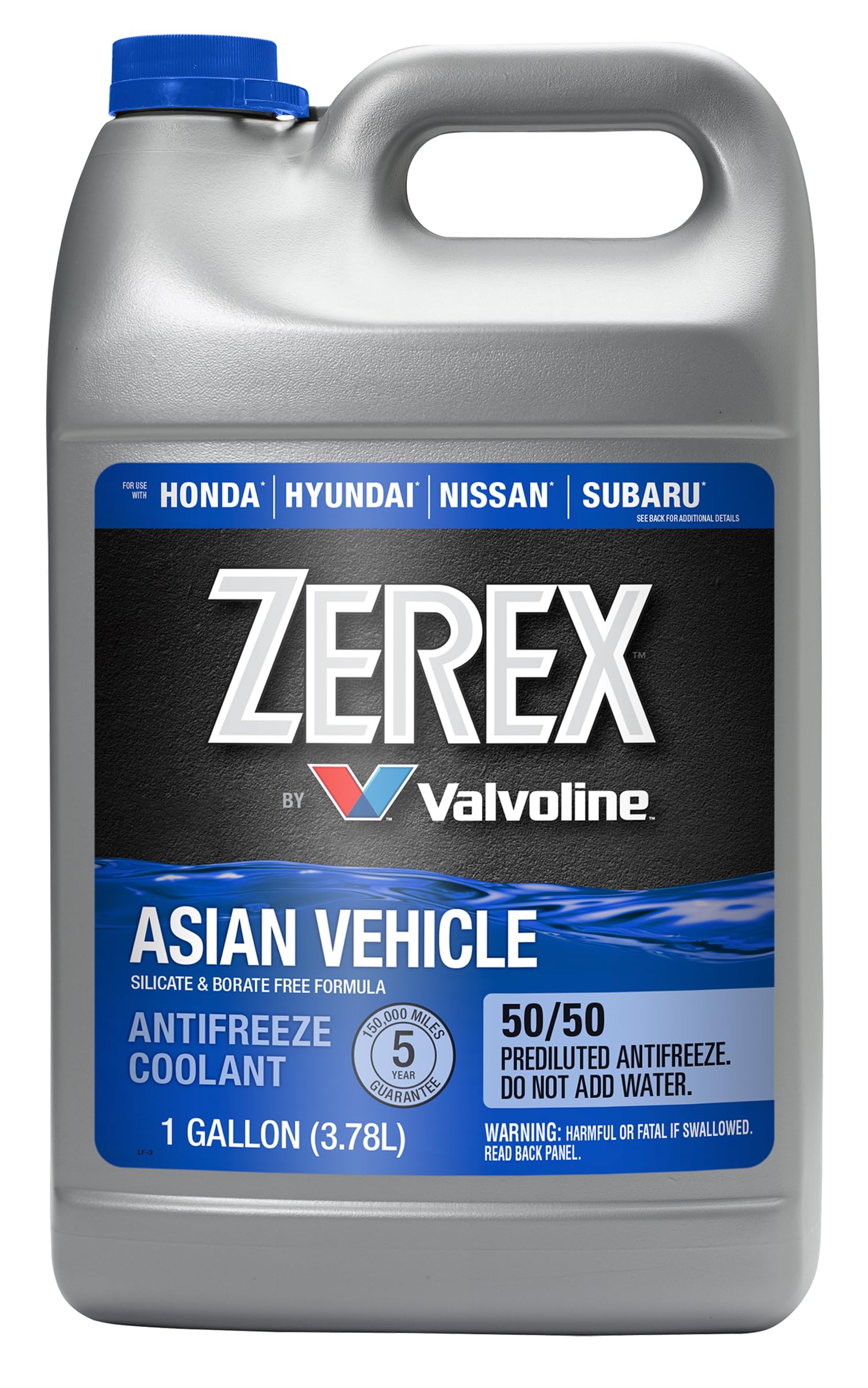 Zerex Asian Vehicle Blue Silicate and Borate Free 50/50 Prediluted Ready-to-Use Antifreeze/Coolant 1 GA 🍁 All In One Marketplace Canada