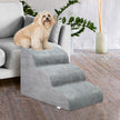 Dog Stairs for Small Dogs - High Density Foam Dog Ramp, Extra Wide Pet Steps with Non-Slip Bottom for High Beds, Couche and Sofa, Best for Dogs Injured, Older Doggy Cats, Pet with Joint Pain (3 Tiers) 🍁 All In One Marketplace Canada