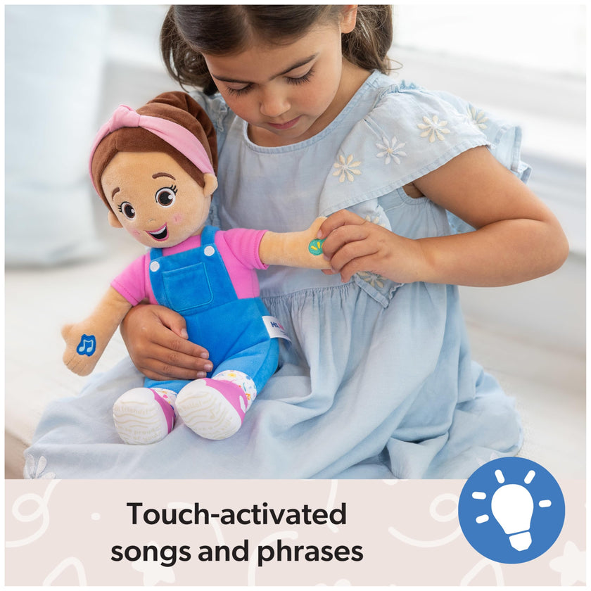 Ms. Rachel Official Speak & Sing Doll, 16” Tall Interactive Toy with 4 Songs & 16+ Phrases, Toddler Toys for Girls & Boys Ages 6 Months to 3+ Years 🍁 All In One Marketplace Canada