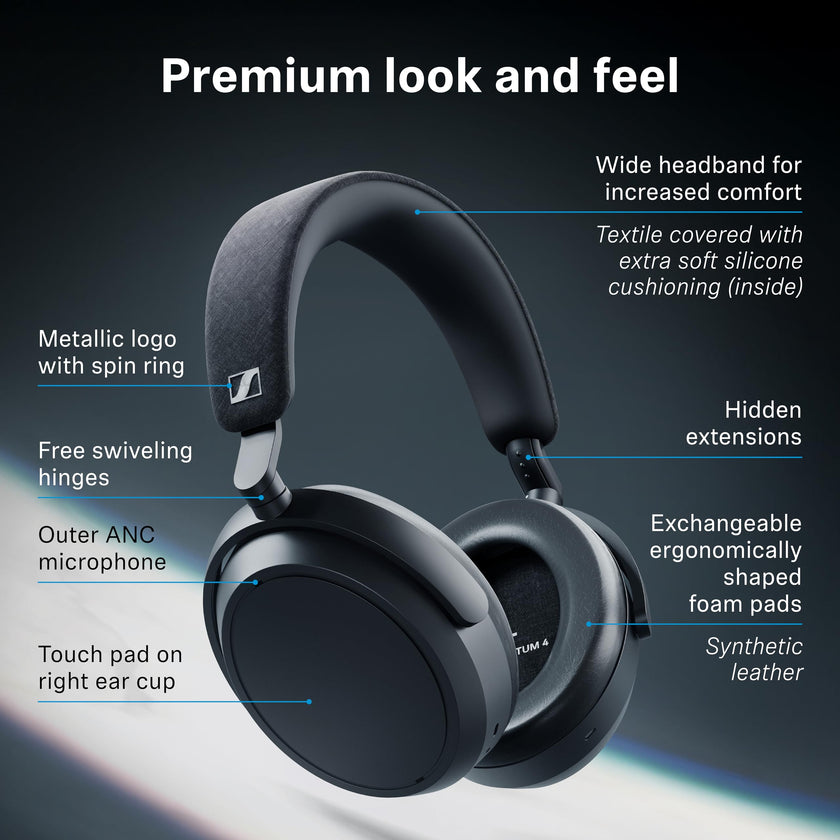 Sennheiser Momentum 4 Wireless Headphones, ANC, 60 Hr Battery, Brown 🍁 All In One Marketplace Canada