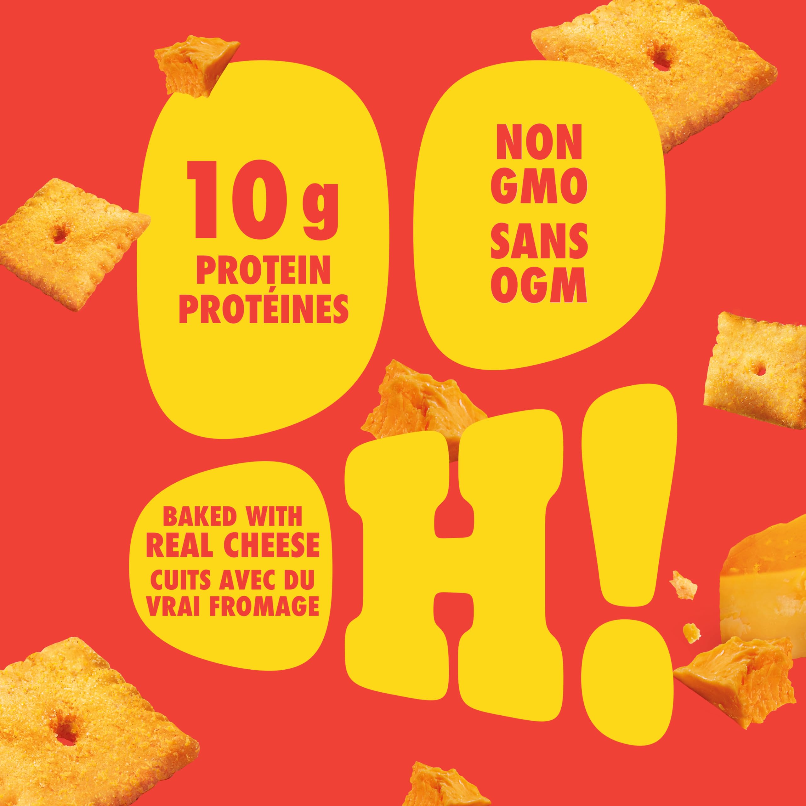 Pure Protein Cheesy Crackers, Cheddar, High Protein Snack, 10G Protein, Pack of 8 🍁 All In One Marketplace Canada