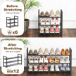 Roylvan 3-Tire Expandable Shoe Rack, 17