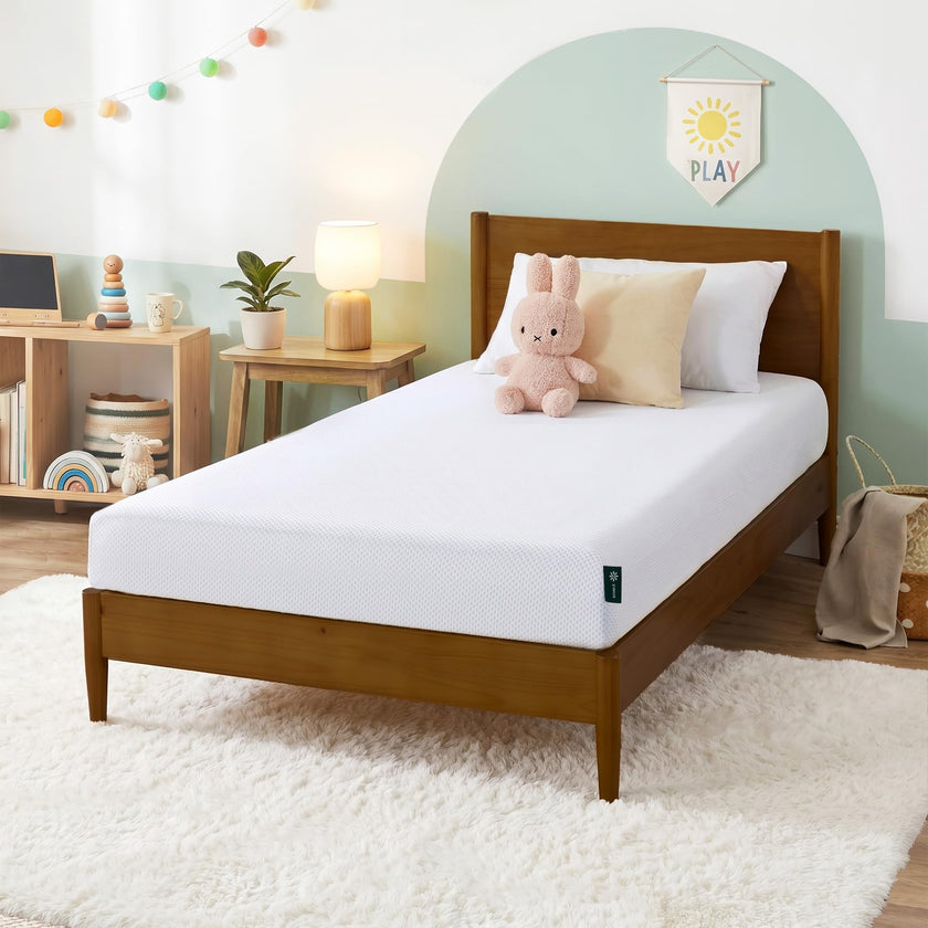 Zinus Twin Mattress - 6 Inch Green Tea Cooling Gel Memory Foam Mattress, Pressure Relief, for Cool Sleep, CertiPUR-US Certified Foam, Mattress in a Box, 10-Year Warranty, Twin Size 🍁 All In One Marketplace Canada