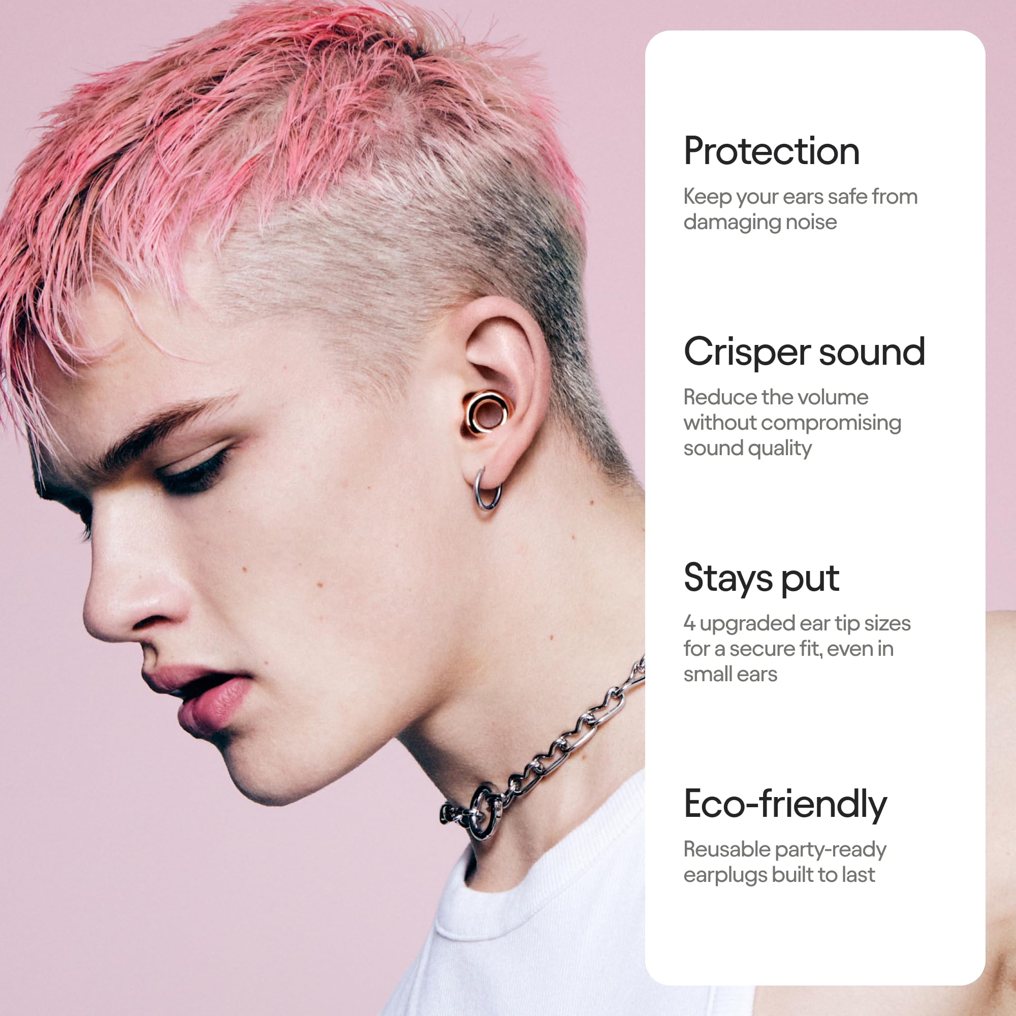 Loop Experience 2 Ear Plugs – Stylish Certified Hearing Protection for Concerts & Festivals, Live Events, Musicians, Sports, DJs and Nightlife – 17dB Noise Reduction Earplugs (High-Fidelity) 🍁 All In One Marketplace Canada