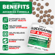 Glucosamine for Dogs - 240 Chews - Hip and Joint Supplement for Dogs with Chondroitin, MSM & Turmeric - Joint Pain Relief for Senior Dogs - All Breeds - Mobility Support - Value Pack - Made in USA 🍁 All In One Marketplace Canada