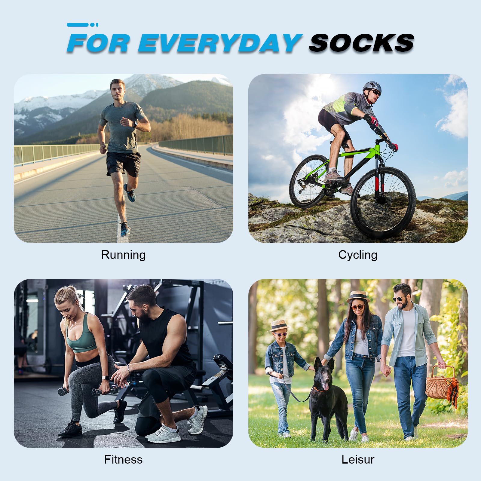 Cirorld Mens Ankle Running Socks, Athletic Cushioned Low Cut Moisture Wicking Cotton Short Sports Socks, 6 Pairs 🍁 All In One Marketplace Canada