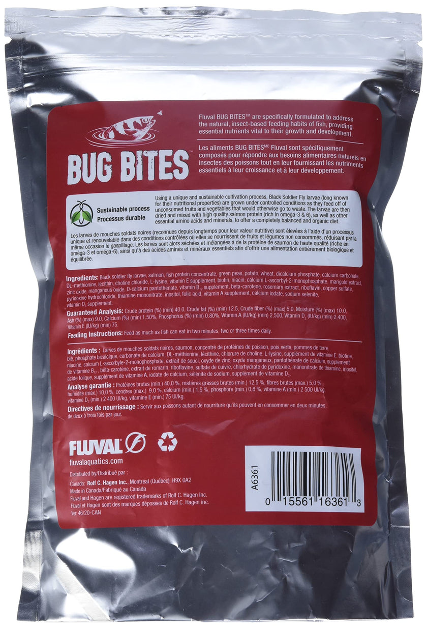 Fluval Bug Bites Cichlid Formula, 5-7 mm Pellets, 450 g 🍁 All In One Marketplace Canada