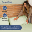 Queen Size 4 Piece Sheet Set - Comfy Breathable & Cooling Sheets - Hotel Luxury Bed Sheets for Women & Men - Deep Pockets, Easy-Fit, Soft & Wrinkle Free Sheets - Light Sage Green Oeko-Tex Bed Sheets 🍁 All In One Marketplace Canada
