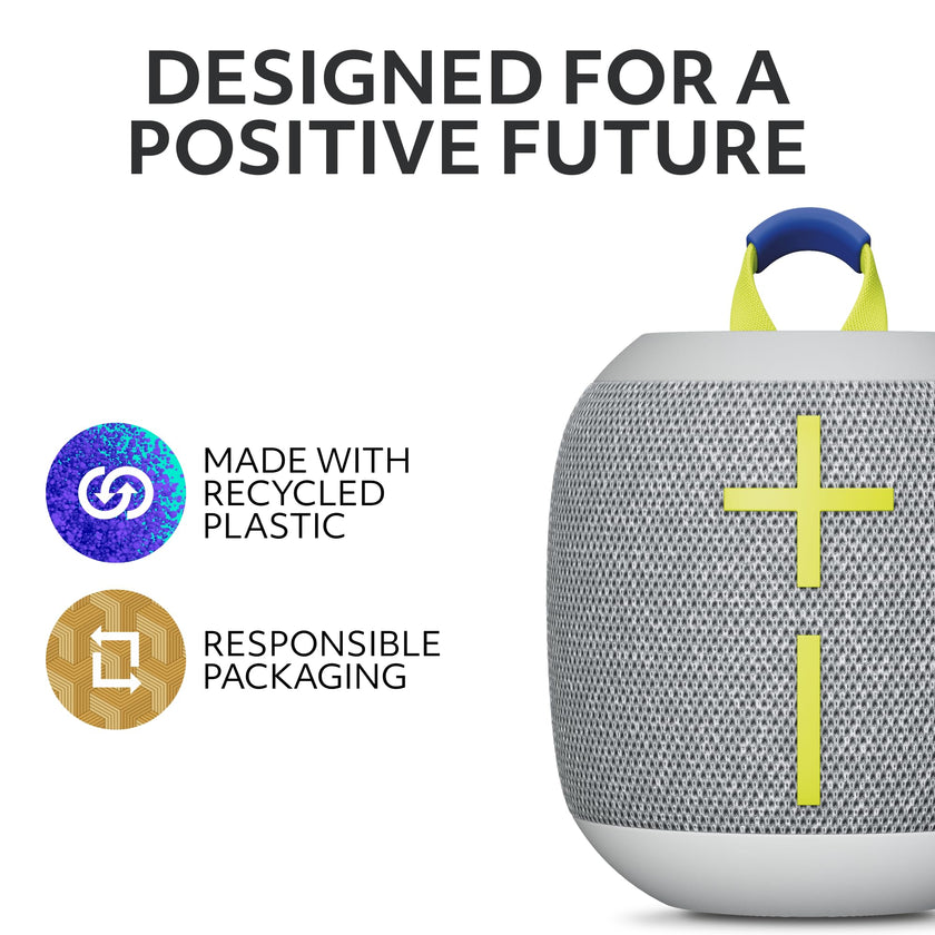Ultimate Ears WONDERBOOM 4 Portable Waterproof Bluetooth Speaker with Big Bass and 360-Degree Sound, Dustproof Floating Speaker with 131ft (40m) Range - Gray 🍁 All In One Marketplace Canada