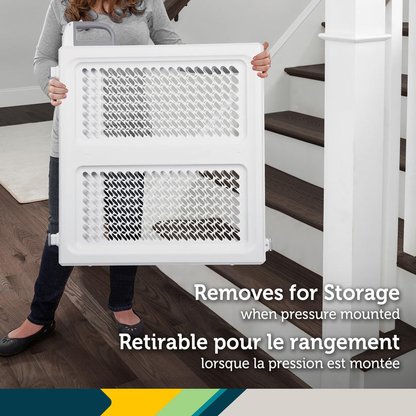 Safety 1st Lift, Lock and Swing Gate - Pressure or Hardware installed, Fits Spaces Between 28