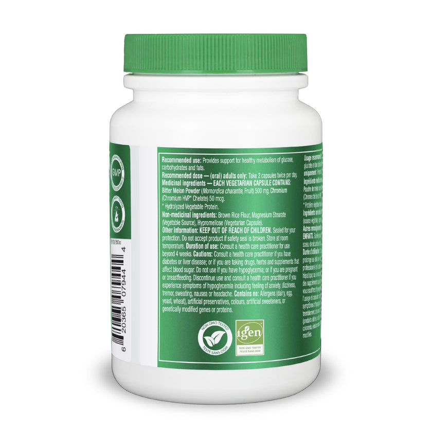 Organika Canadian-Made Blood Sugar Control Bonus Size- Chromium and Bitter Melon, 150 vcaps Blood Sugar Control Bonus Size- Chromium and Bitter Melon, 150 vcaps 🍁 All In One Marketplace Canada