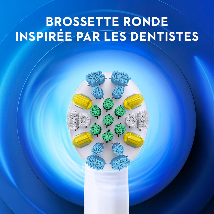 Oral-B Pro 300 Floss Action Vitality Electric Toothbrush with (1) Brush Head, Rechargeable, White 🍁 All In One Marketplace Canada