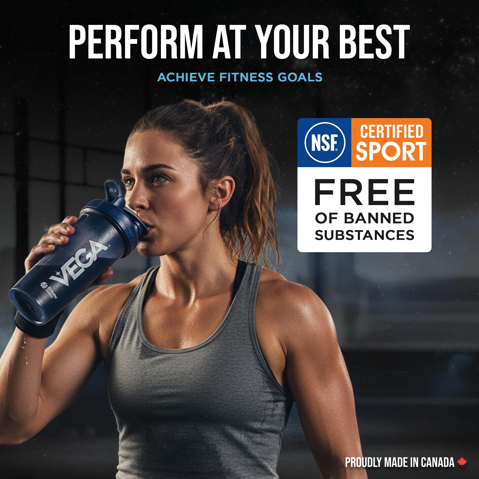 Vega Protein + Recovery, Mocha – 30g Vegan Protein, Dairy & Gluten Free, Probiotics, NSF Certified, 812 g (19 Servings) 🍁 All In One Marketplace Canada