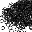 Mini Rubber Bands, 1000 Pcs Small Hair Elastics, Elastic Hair Ties for Making Hairstyle, Black 🍁 All In One Marketplace Canada