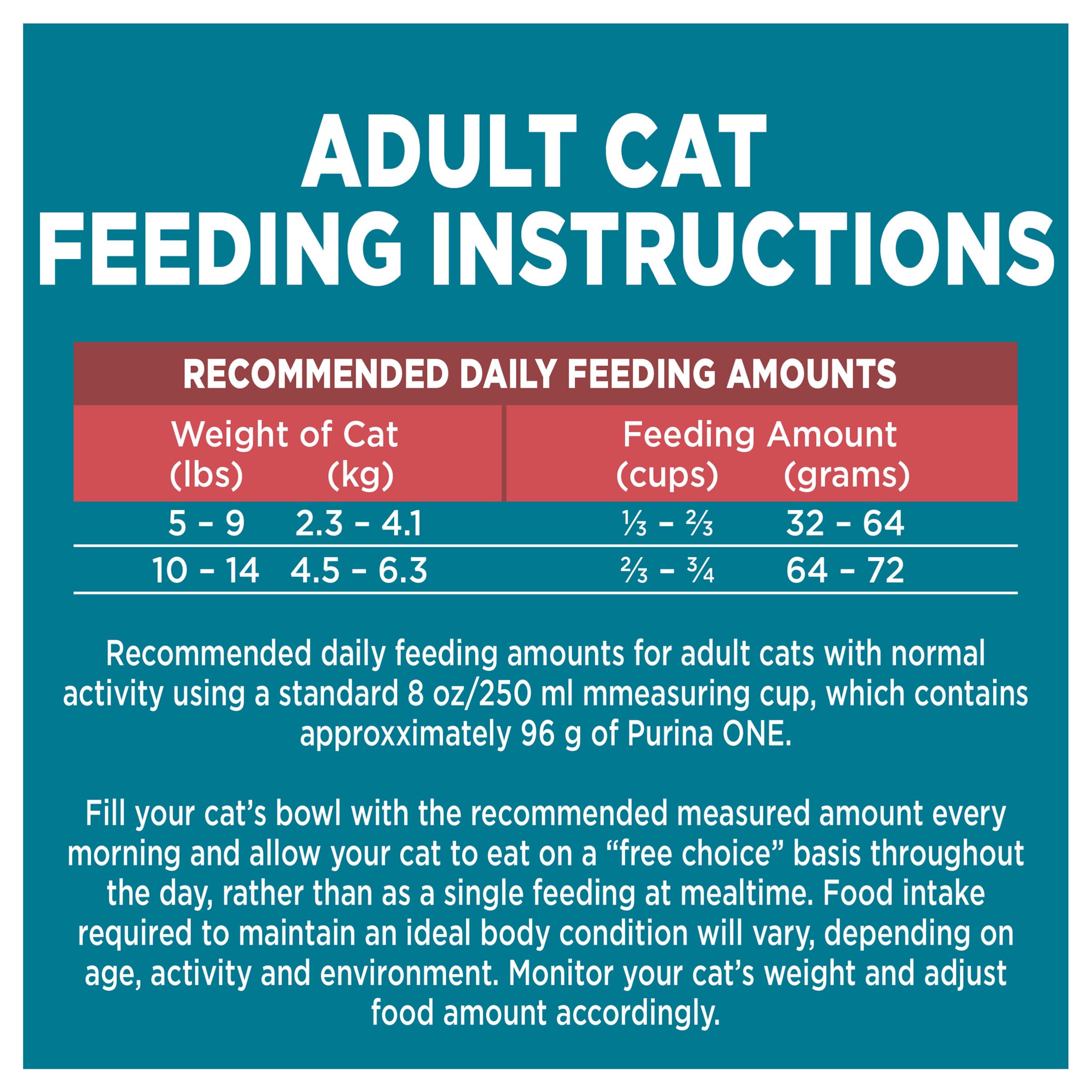 Purina ONE Dry Cat Food, Salmon & Rice Formula - 7.2 kg Bag 🍁 All In One Marketplace Canada