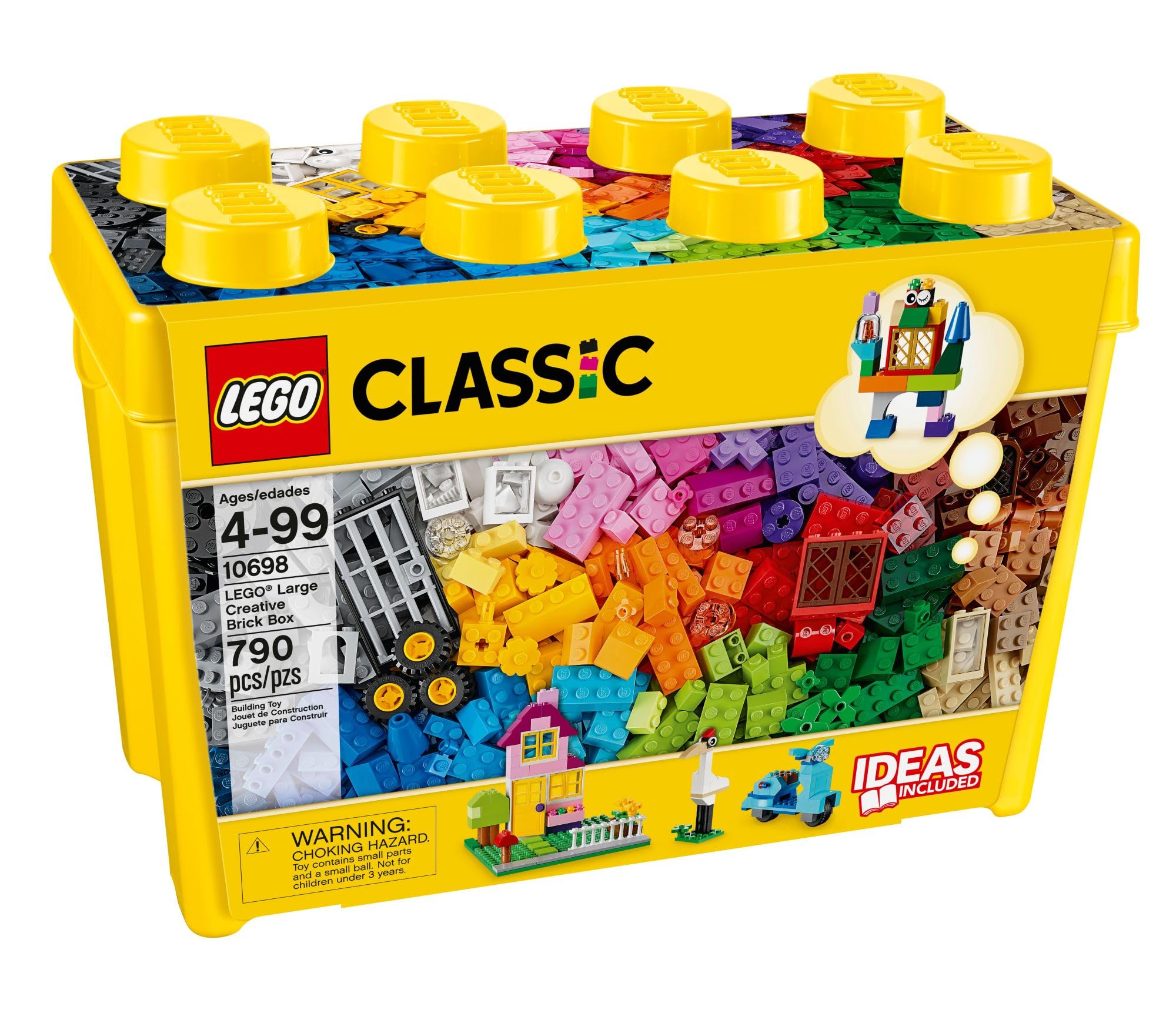 LEGO Classic Large Creative Brick Box 10698 Building Toy Set, Toy Storage Solution for Home or Classrooms, Interactive Building Toy for Kids, Boys, and Girls 🍁 All In One Marketplace Canada