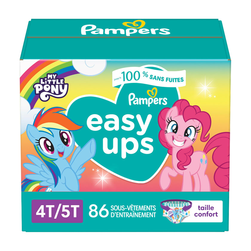 Pampers Easy Ups Training Underwear Girls Size 6 4T5T, 86 Count 🍁 All In One Marketplace Canada