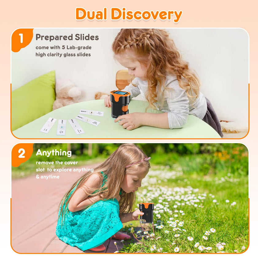 1000X Handheld Digital Microscope for Kids - 4K 2.0