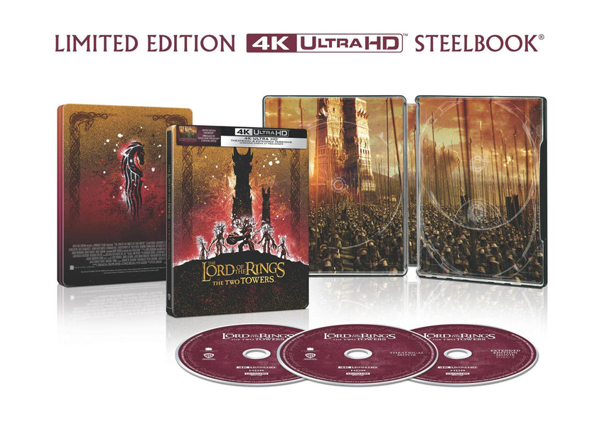 The Lord of the Rings: The Two Towers (Extended & Theatrical) [Steelbook] - 4K