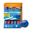 BIC Wite-Out EZ Correct Correction Tape, School Supplies for Students and Teachers, 10-Count Pack in White 🍁 All In One Marketplace Canada