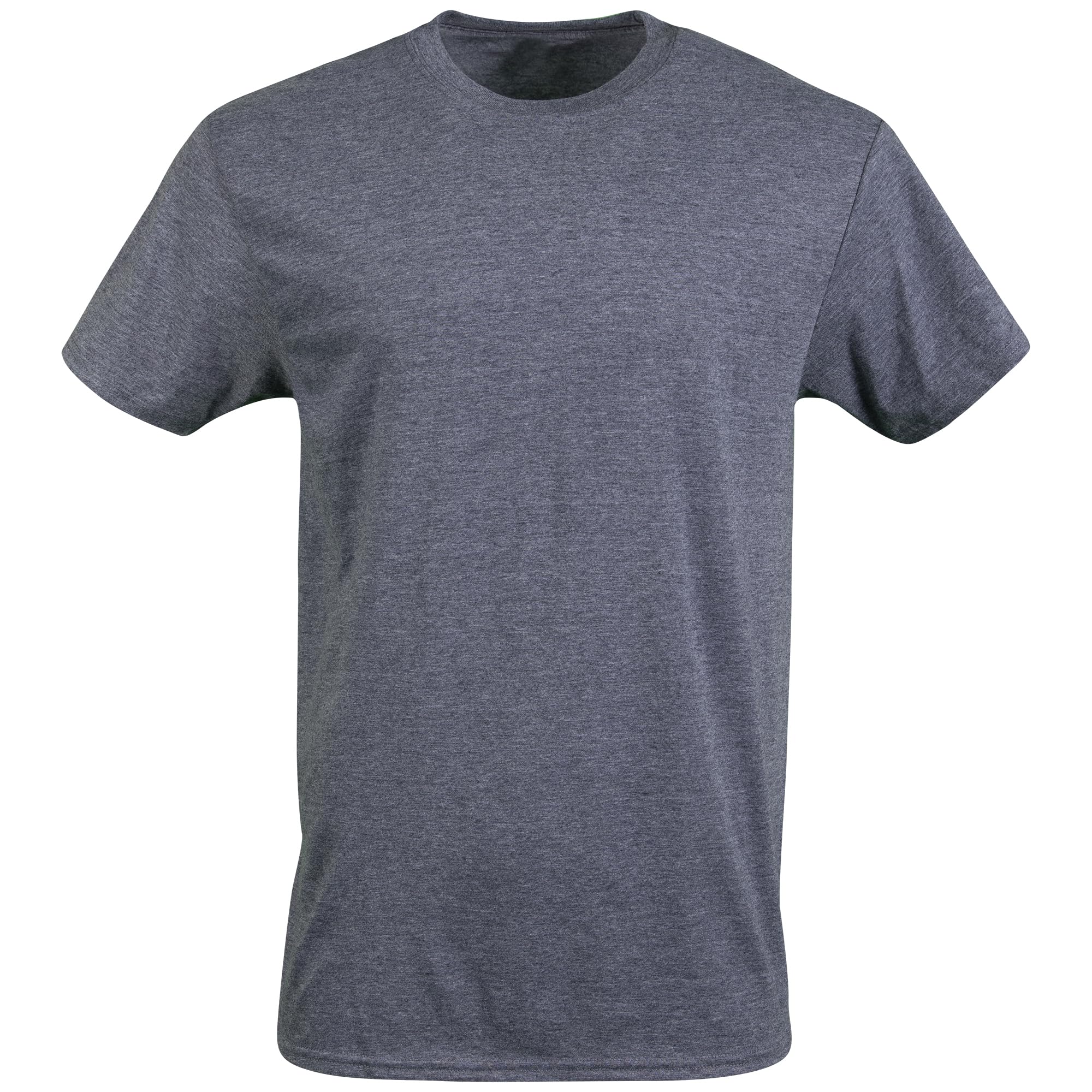 Gildan Men's Crew T-Shirts, Multipack, Style G1100, Navy/Heather Navy/Indigo Blue (5-Pack), XX-Large 🍁 All In One Marketplace Canada