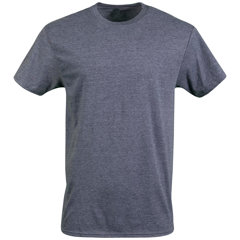 Gildan Men's Crew T-Shirts, Multipack, Style G1100, Navy/Heather Navy/Indigo Blue (5-Pack), XX-Large 🍁 All In One Marketplace Canada