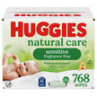 Huggies Natural Care Sensitive Baby Wipes, Unscented, Hypoallergenic, 99% Purified Water, 12 Flip-Top Packs (768 Wipes Total), Packaging May Vary 🍁 All In One Marketplace Canada