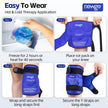 NEWGO Ice Pack for Knee Replacement Surgery, Reusable Gel Cold Pack Knee Ice Pack Wrap Around Entire Knee for Knee Injuries, Knee Ice Wrap for Pain Relief, Swelling, Bruises 🍁 All In One Marketplace Canada