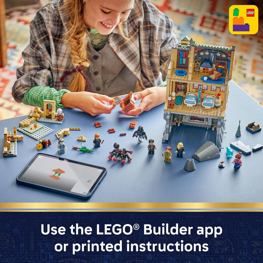 LEGO Harry Potter Hogwarts Castle: Hospital Wing Building Toy for Girls & Boys - Pretend Play Set for Kids, Ages 9+ - W/7 Minifigures & Wolf Patronus Toy Figure - Gift Idea for Birthdays - 76463 🍁 All In One Marketplace Canada