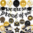 Graduation Decorations 2026, grad 2026 decorations with We Are So Proud of You Banner, Graduation Balloons, Congratulations Hanging Swirls for class of 2025 decorations 🍁 All In One Marketplace Canada