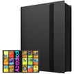 【2026】Trading Card Binder 9 Pocket, Hockey Card Binder with Sleeves Anti-open Strap Waterproof 20-Page 360 Game Cards Binder Holder Gift for Baseball/Soccer/Basketball/Football Cards Collector 🍁 All In One Marketplace Canada