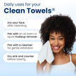 Clean Skin Club Clean Towels XL®, 100% USDA Biobased Face Towel, Disposable Face Towelette, Eczema Association Accepted, Makeup Remover Dry Wipes, Ultra Soft, 1 Pack, 50 Ct 🍁 All In One Marketplace Canada