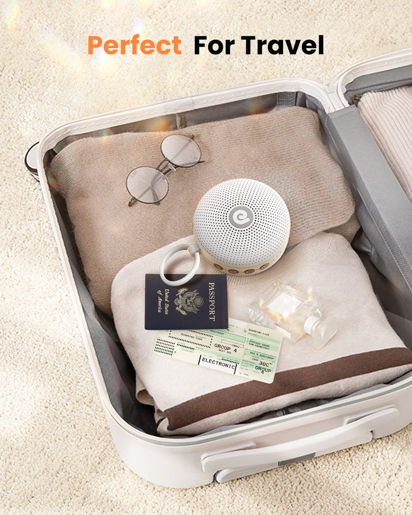Dreamegg White Noise Machine - Portable Sound Machine for Baby Adult, Features Powerful Battery, 21 Soothing Sounds for Sleeping, Rechargeable Sleep Aid Sound Machine Baby for Home Travel Nursery Gift 🍁 All In One Marketplace Canada