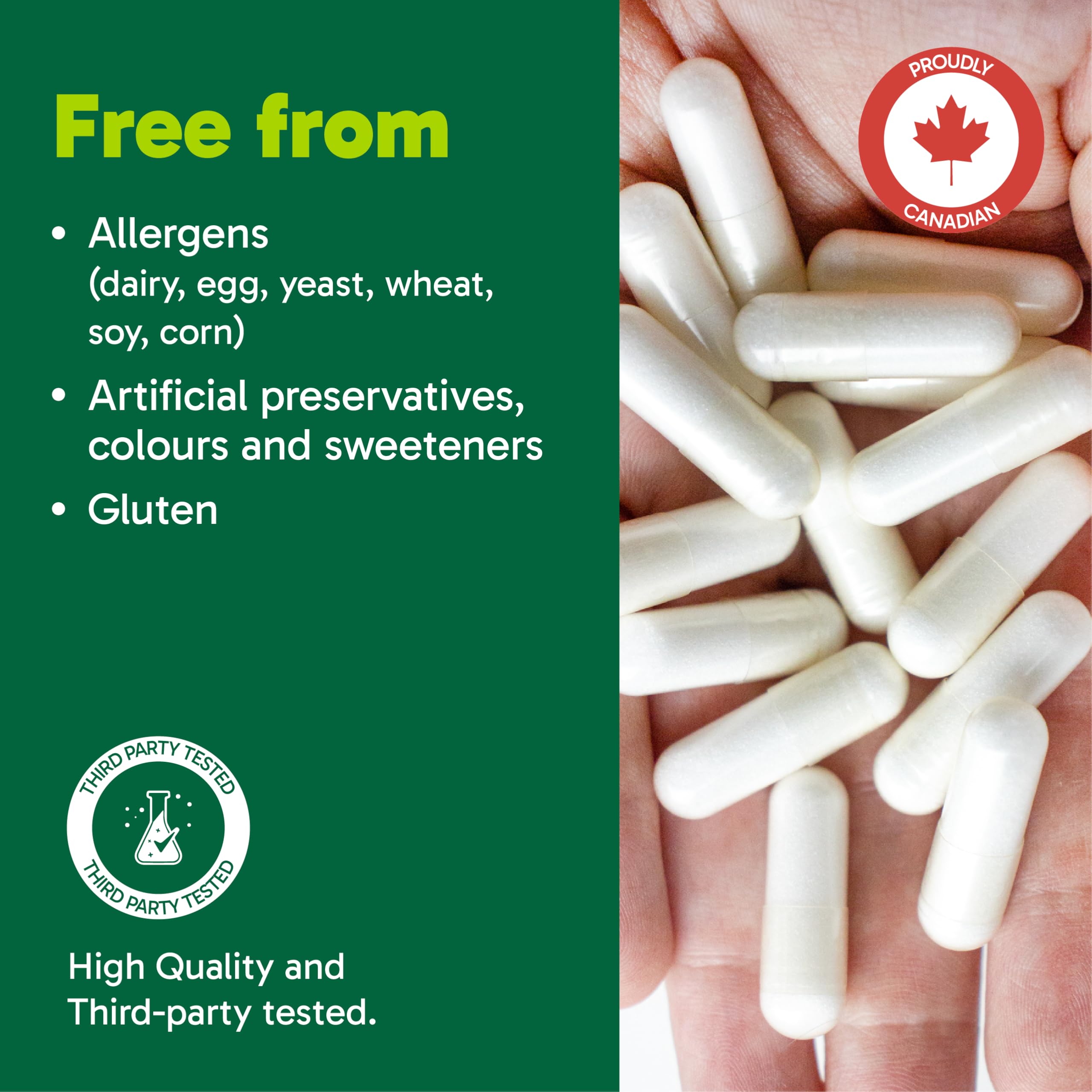 Organika MSM - Joint Support and Inflammation Relief Supplement | Supports Healthier Joints, Bones and Cartilage | Stronger Hair, Skin and Nails | Potent Antioxidant | 1,000mg of MSM - 180 vcaps 🍁 All In One Marketplace Canada