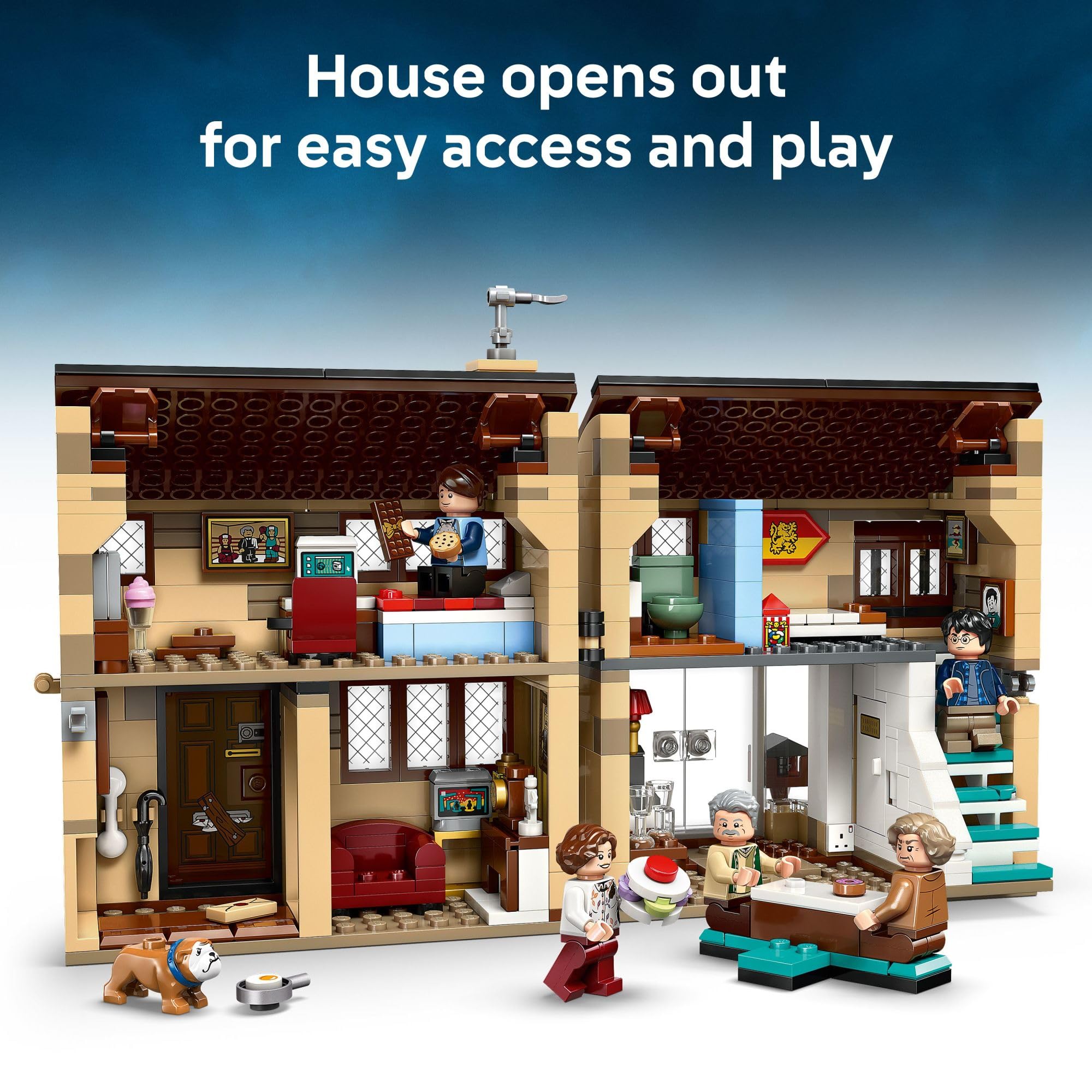 LEGO Harry Potter Privet Drive: Aunt Marge’s Visit Kids Toy - Buildable Book Nook and Room Decor for Boys and Girls, Ages 8+ - Collectible Harry Potter Minifigure - Birthday Gift Idea -76451 🍁 All In One Marketplace Canada