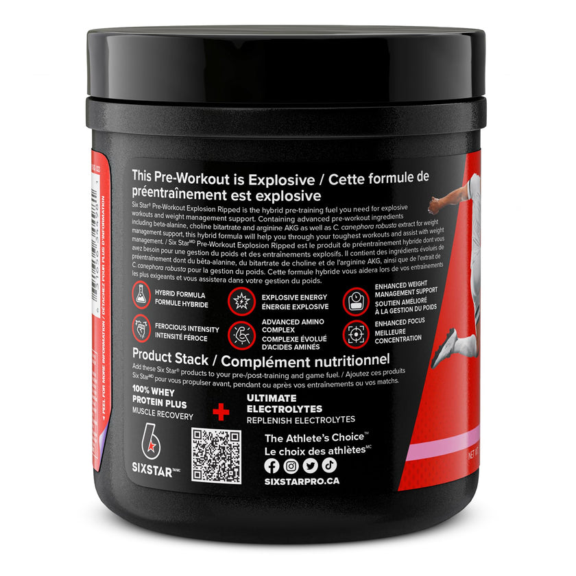 Six Star Pre-Workout Explosion for Men & Women, Pink Lemonade (30 Servings) 🍁 All In One Marketplace Canada