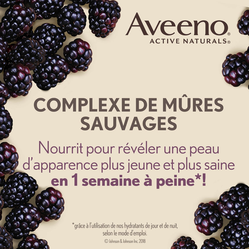 Aveeno Absolutely Ageless Daily Face Moisturizer with SPF 30 Sunscreen – Anti-Aging Wrinkle Cream with Blackberry Complex, Vitamins C & E – Hydrating Facial Moisturizer for Firmer Even Skin Tone 50 mL 🍁 All In One Marketplace Canada
