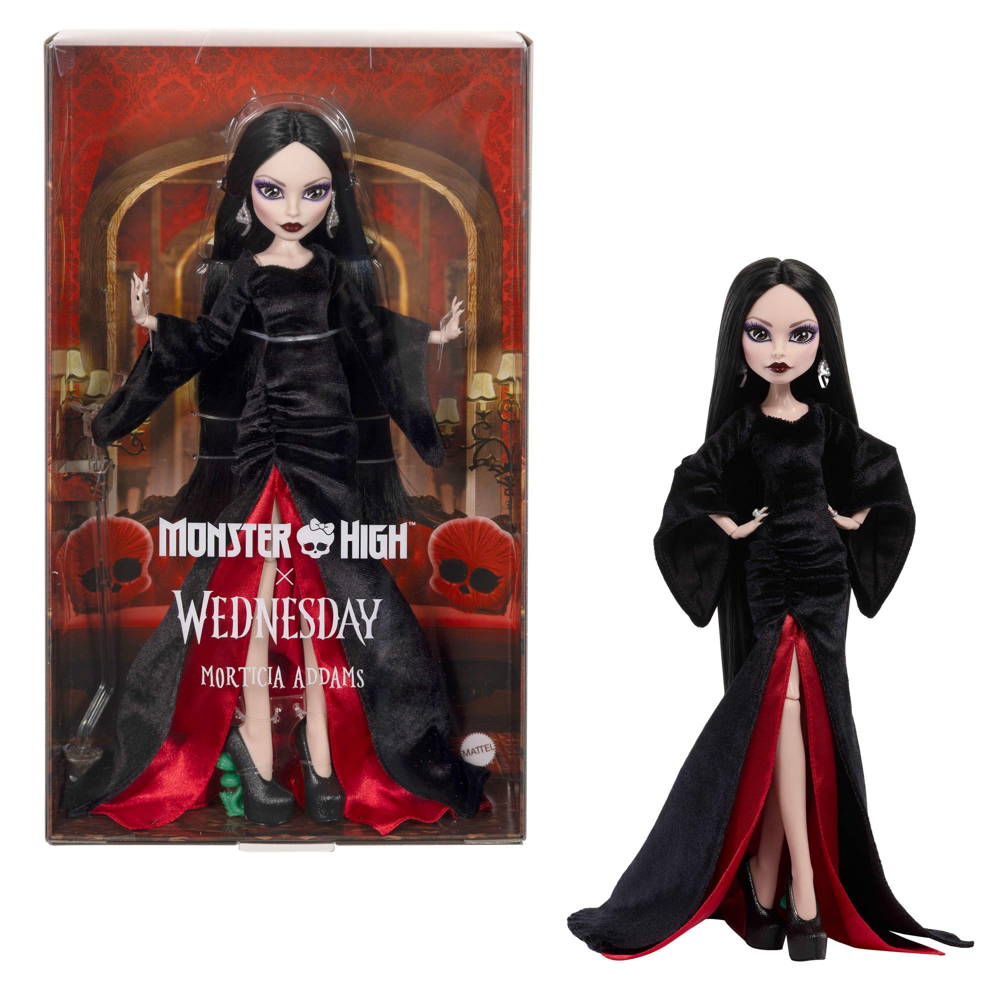 Monster High x Wednesday Morticia Addams Doll 🍁 All In One Marketplace Canada