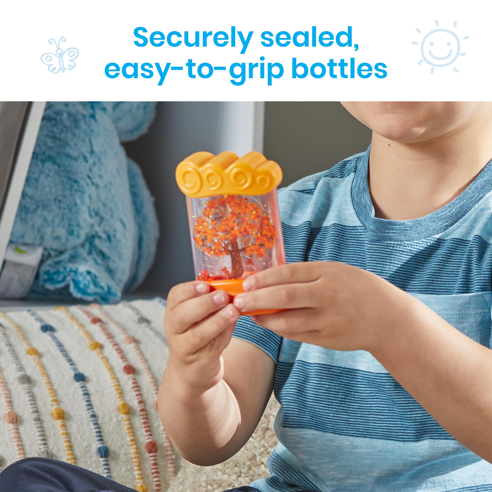 hand2mind Changing Seasons Sensory Tubes, Quiet Fidget Toys for Kids 3-5, Toddler Science Toys, Weather Toys, Calming Toys for Kids, Calm Down Corner Supplies, Preschool Classroom Must Haves 🍁 All In One Marketplace Canada