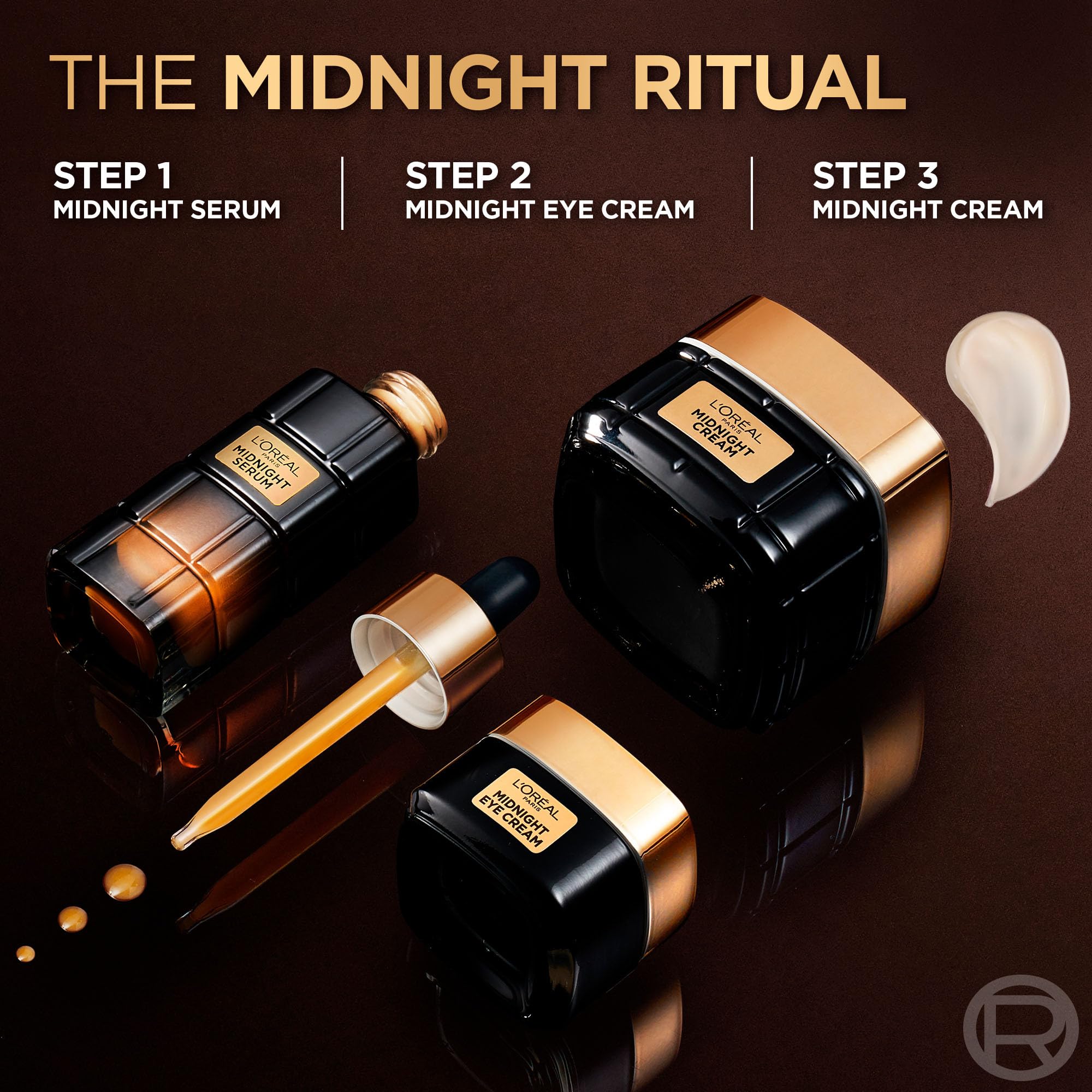 L'Oréal Paris Midnight Night Cream, Face Mositurizer with Vitamin E + Antioxidant Recovery Complex, Reduces look of Wrinkles, Firm & Comfort Skin, Age Perfect Cell Renewal, 50ml 🍁 All In One Marketplace Canada