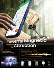 TOCOL Case for Phone 17 Pro, Full Camera Protection, Built-in Magnets, Compatible with Magsafe, Drop Protection, Translucent Matte Phone Case for Phone 17 Pro 6.3 inch (Dark Blue) 🍁 All In One Marketplace Canada