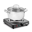Salton Single Coil Portable Electric Cooktop | 1000 Watts | Lightweight & Compact | Variable Temperature Control | Perfect for Dorms, Offices, Camping | Black | 100% Canadian-owned & operated 🍁 All In One Marketplace Canada