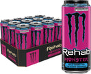 MONSTER ENERGY Rehab, Wild Berry Tea, 458 mL Cans (12 Pack) – Non-Carbonated Energy Drink 🍁 All In One Marketplace Canada