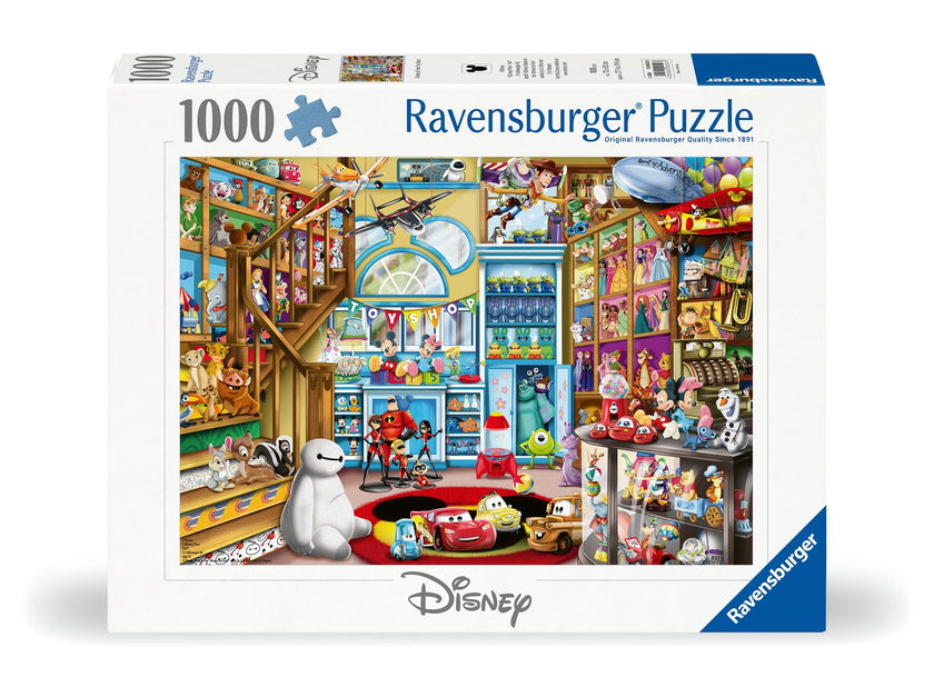 Ravensburger Disney- Pixar Toy Store 1000 Piece Jigsaw Puzzle for Adults - 12000527 - Handcrafted Tooling, Made in Germany, Every Piece Fits Together Perfectly 🍁 All In One Marketplace Canada