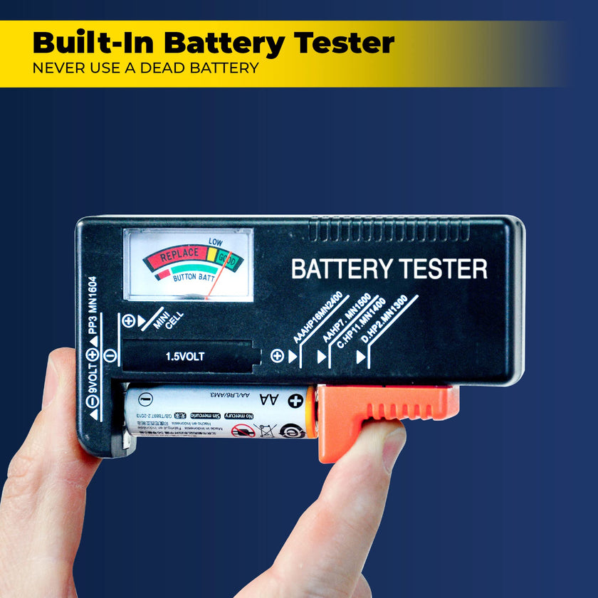 Ontel Battery Daddy 180 Battery Organizer and Storage Case with Tester, 1 Count, As Seen on TV 🍁 All In One Marketplace Canada