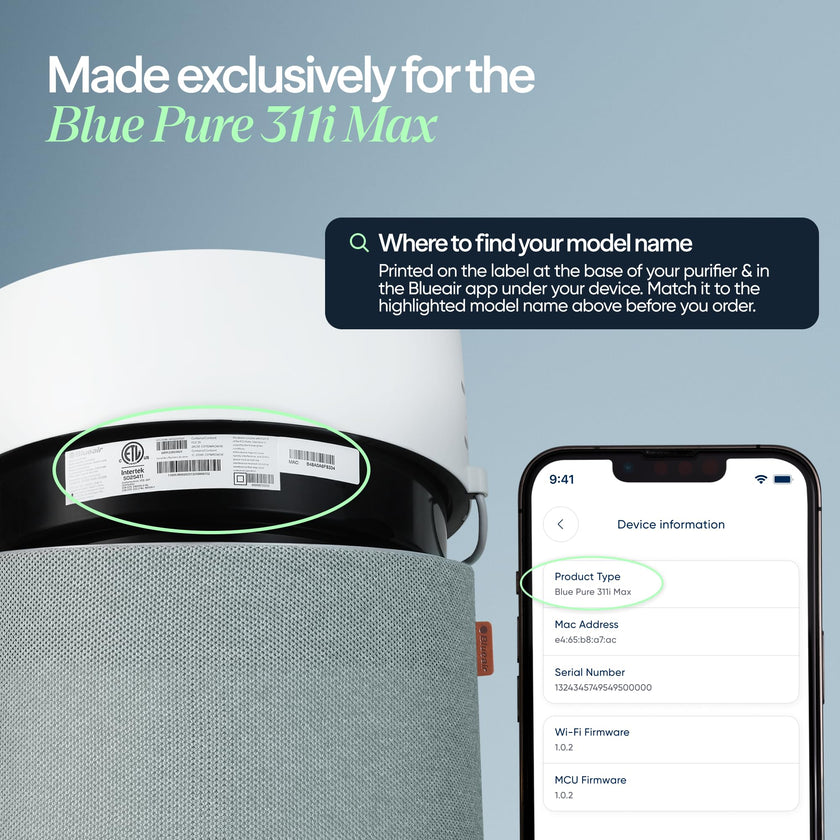 BLUEAIR Pure 311i Max Genuine Replacement Filter F3MAX, Fits Air Purifier 🍁 All In One Marketplace Canada