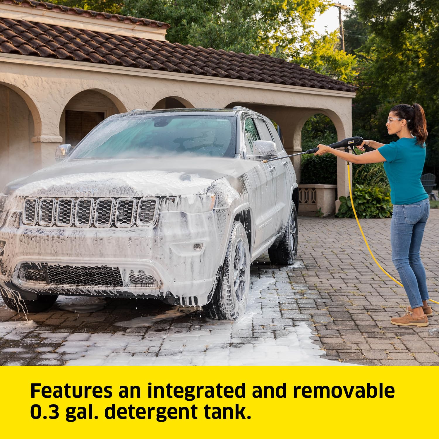Kärcher K1800PS Max 2250 PSI Electric Pressure Washer with 3 Spray Nozzles - Great for Cleaning Cars, Siding, Driveways, Fencing and More - 1.2 GPM 🍁 All In One Marketplace Canada